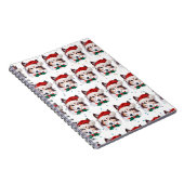 Sheltie-hondenras Kerststerren Notitieboek (Rechterzijde)