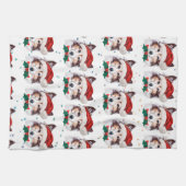 Sheltie-hondenras Kerststerren Theedoek (Horizontaal)