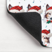 Sheltie-hondras Christmas Stars Muismat (Hoek)