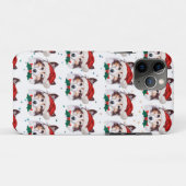 Sheltie-hondras Kerststerren Case-Mate iPhone Case (Achterkant (horizontaal))