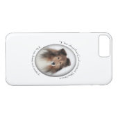 Sheltie iPhone 7 hoesje (Achterkant (Horizontaal))