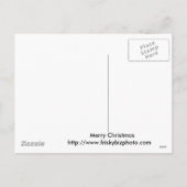 Sheltie, Jack Russell en Snowman Xmas Kaarten Feestdagenkaart (Achterkant)