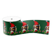 Sheltie kerst Merry Grosgrain Lint (Spoel)