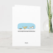 Sheltie | Kerstmis met Shetland Sheepdog | Uw foto Feestdagen Kaart (Achterkant)