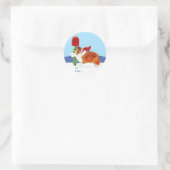 Sheltie Kerstmis Post Sable Cadeft Labels (Tas)