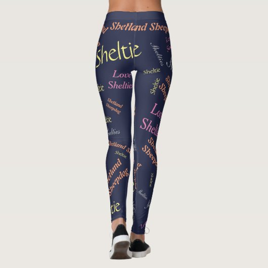 Sheltie Love Leggings (Achterkant)