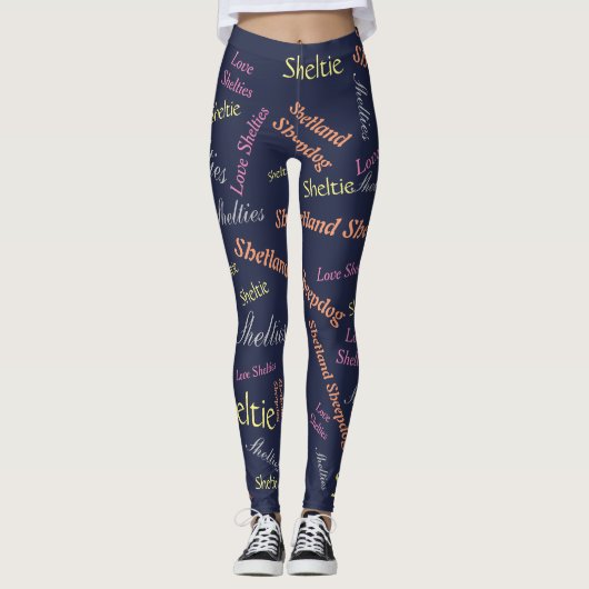 Sheltie Love Leggings (Voorkant)