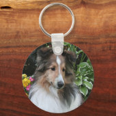 Sheltie Love Sleutelhanger (Voorkant)