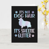 Sheltie Lover Shetland Sheepdog eigenaar Sheltie M Kaart (Gele Bloem)