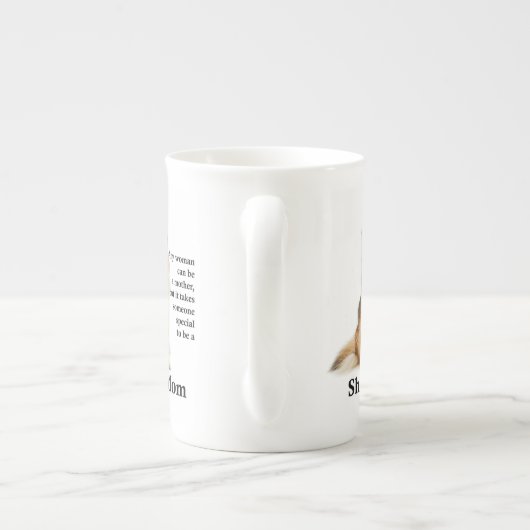 Sheltie Ma Bone China Mok (Achterkant)