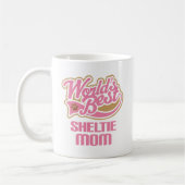 Sheltie Ma Hondenras Gift Koffiemok (Links)