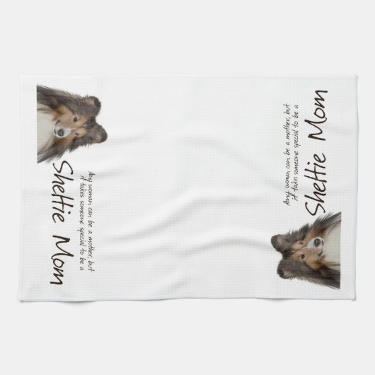Sheltie Ma Kitchen Towel Theedoek (Horizontaal)