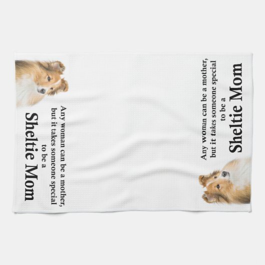 Sheltie Ma Kitchen Towel Theedoek (Horizontaal)