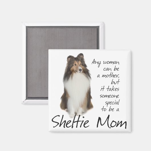 Sheltie Ma Magnet (Voorkant / Achterkant)
