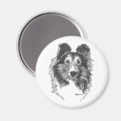 Sheltie Magnet (Voorkant / Achterkant)