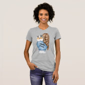 Sheltie Mama Bruin Haar W Merle Shetland Sheepdog T-shirt (Voorkant volledig)
