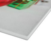 Sheltie met Kerstmis Ornament Snijplank (Hoek)