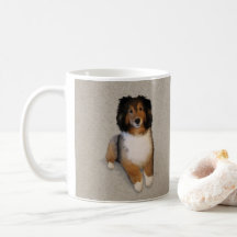 Sheltie mix hond portret