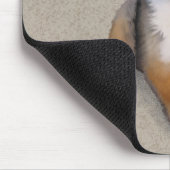 Sheltie mix hond portret muismat (Hoek)