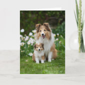 Sheltie Moeder Moederdag Liefde Kaart (Voorkant)