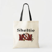 Sheltie MOM Canvas tas (Voorkant)