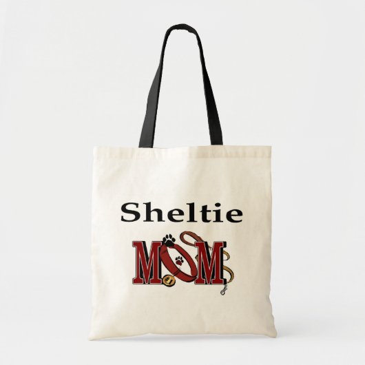 Sheltie MOM Canvas tas (Voorkant)