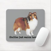Sheltie Mousepad Muismat (Met muis)