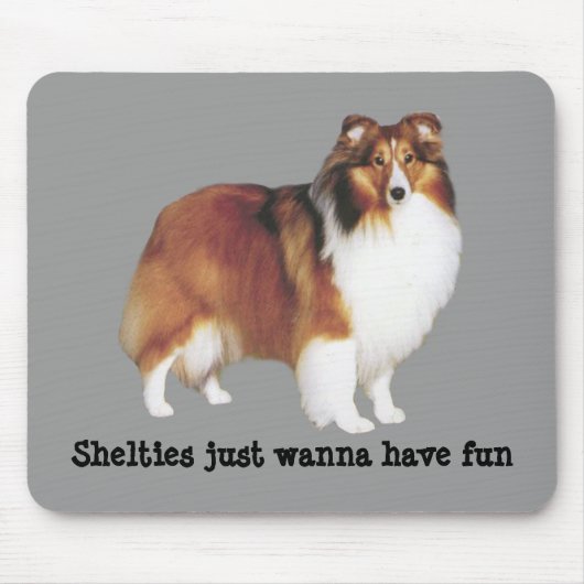 Sheltie Mousepad Muismat (Voorkant)