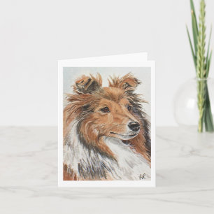 Sheltie Notecards Kaart