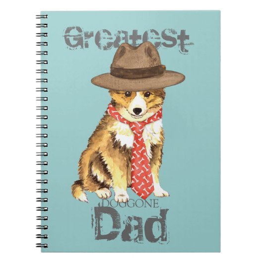 Sheltie Pa Notitieboek (Voorkant)