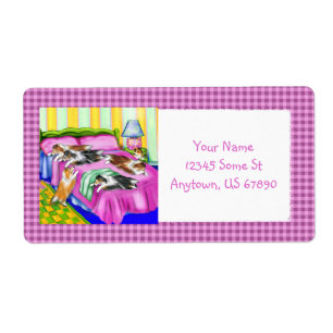 Sheltie Pink Comfort Etiket