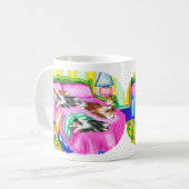 Sheltie Pink Comfort Koffiemok (Voorkant links)