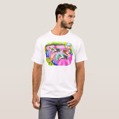 Sheltie Pink Comfort T-shirt (Voorkant volledig)