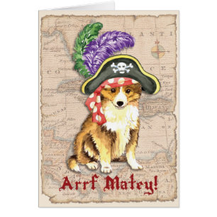Sheltie Pirate Kaart