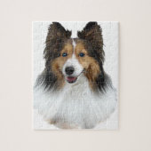 Sheltie Portrait Legpuzzel (Verticaal)