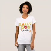 Sheltie Rally Dog T-shirt (Voorkant volledig)