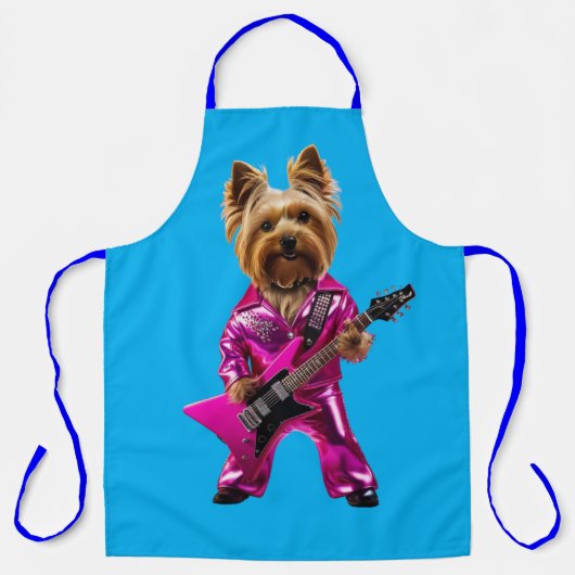 Sheltie Rock Star Apron Schort (Voorkant)