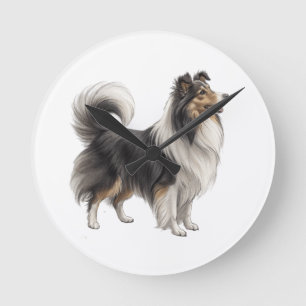 Sheltie Ronde Klok