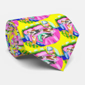 Sheltie Roze Comfort Stropdas (Opgerold)