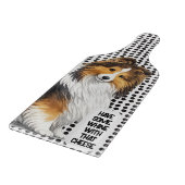 Sheltie -Sable charcuterie bord Snijplank (Hoek)