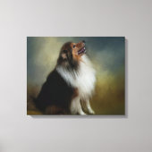 Sheltie Shetland Sheep Dog Canvas (Voorkant)