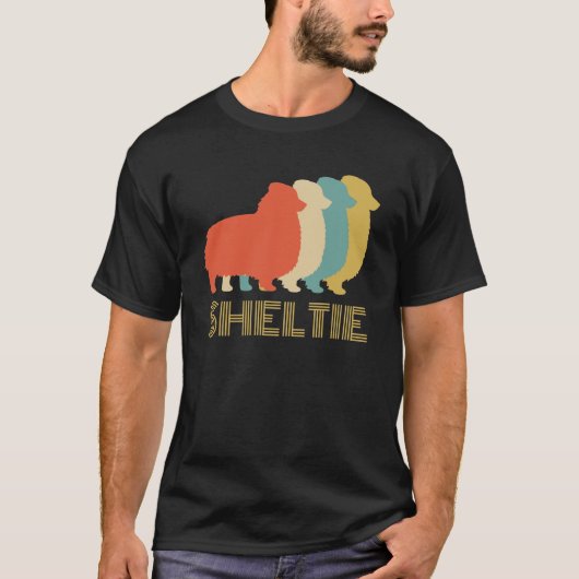 Sheltie Shetland Sheepdog Breed Hondenliefhebbers  T-shirt (Voorkant)