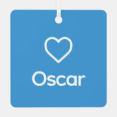 Sheltie Shetland Sheepdog Custom Hondennaam Rainbo Metalen Ornament (Achterkant)