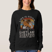Sheltie Shetland Sheepdog Gift Idea Trui (Voorkant)