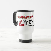 Sheltie Shetland Sheepdog Gifts Reisbeker (Voorkant links)