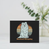 Sheltie Shetland Sheepdog | Houders van honden Briefkaart (Staand voorkant)