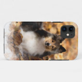 Sheltie Shetland Sheepdog kunstschilderij Case-Mate iPhone Case (Achterkant (horizontaal))