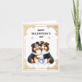 Sheltie | Shetland Sheepdog | Valentijnsdag Kaart