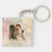 Sheltie Sleutelhanger (Achterkant)