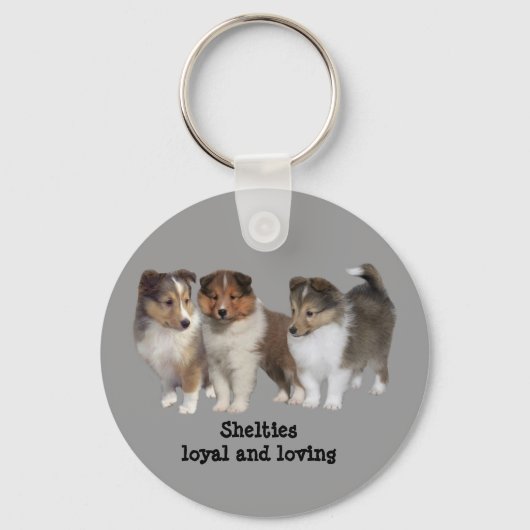 Sheltie Sleutelhanger (Voorkant)